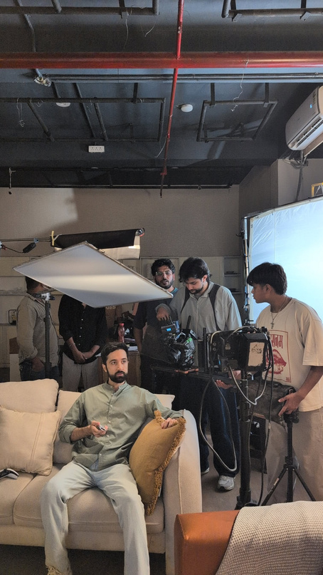 Behind the scenes on a Hello World Studio production